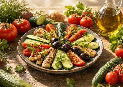 آشپزی مدیترانه‌ای؛ ترکیب طعم، سبزیجات و مواد اولیه تازه
